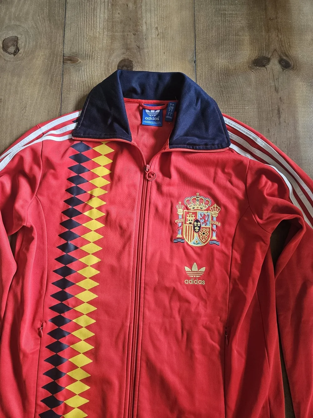 Adidas Red Spain Crest Track Jacket